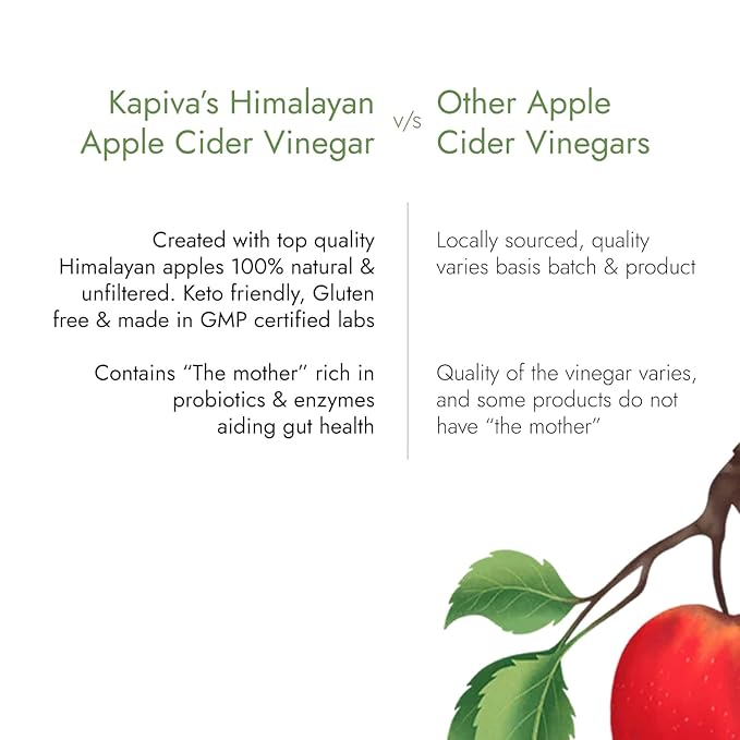 KAPIVA APPLE CIDER VINEGAR 500ML