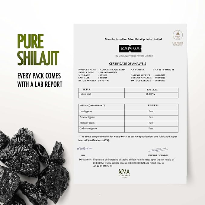 KAPIVA SHILAJIT GOLD RESIN 20GM