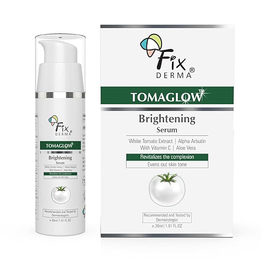 FIXDERMA TOMAGLOW SKIN BRIGHTENING SERUM FOR FACE FOR MEN & WOMEN 30ML