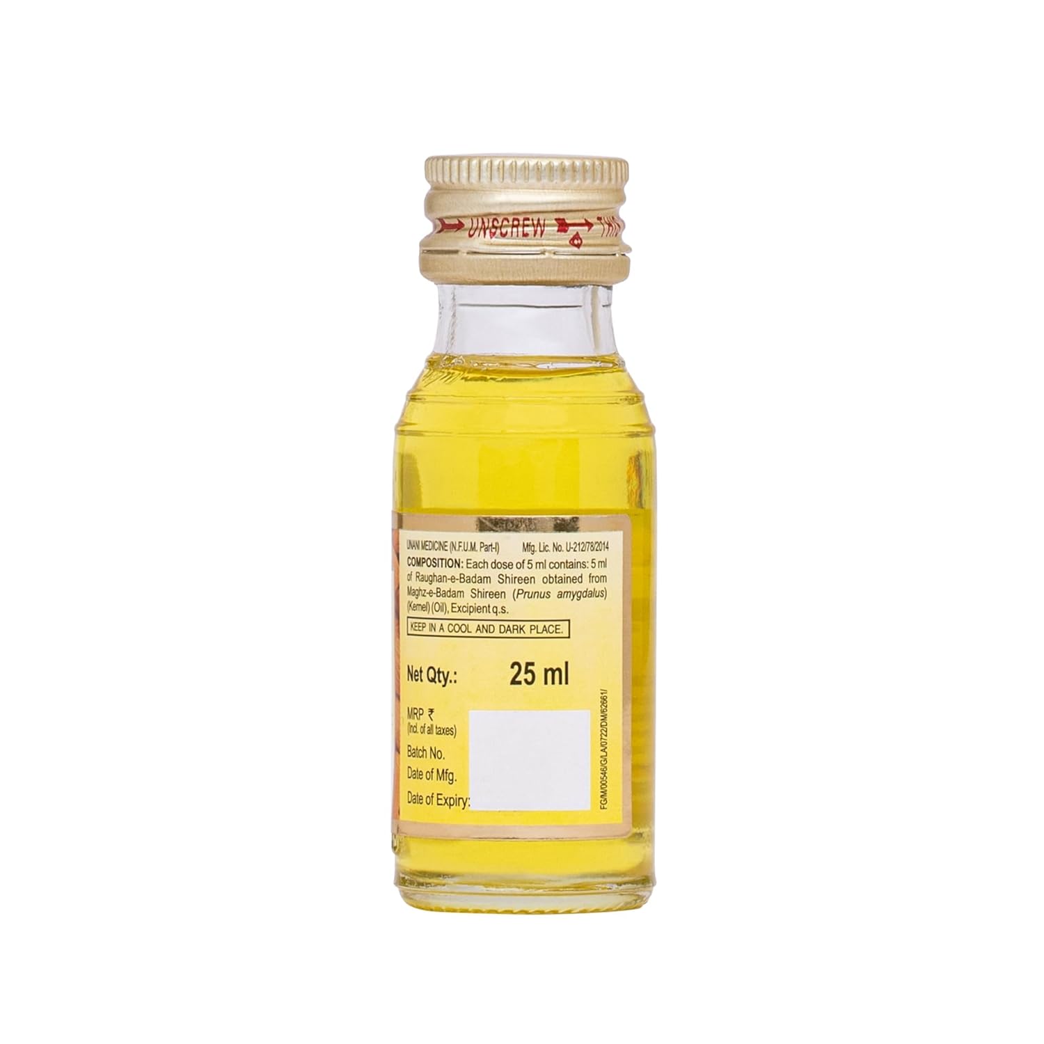 RAUGHAN-E-BADAM 25ML