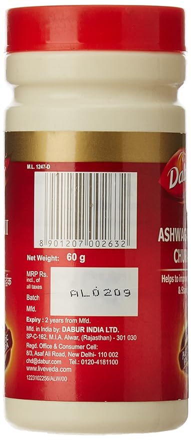 DABUR ASHWAGANDHA CHURAN 60G