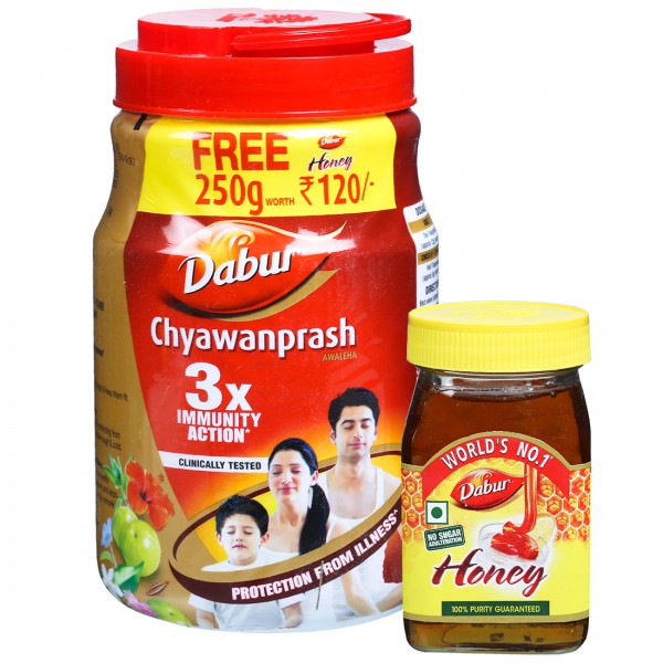DABUR CHYAWANPRASH 2KG (HONEY FREE 250G)