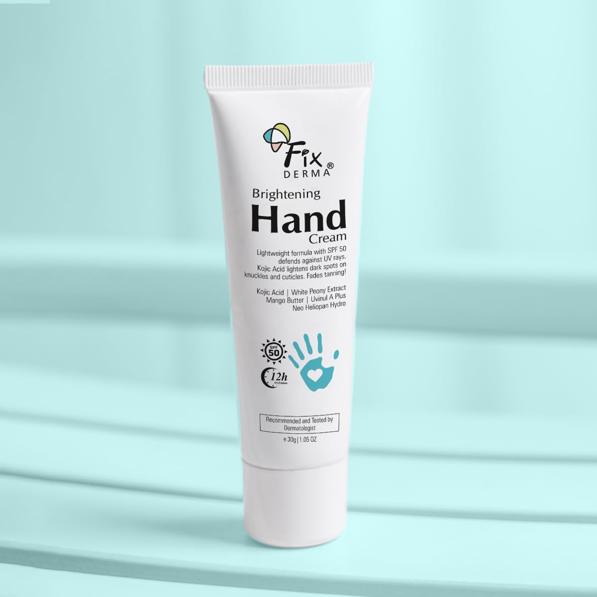 FIXDERMA BRIGHTENING HAND CREAM FOR WOMEN & MEN CREAM FOR ITCHY HAND 30GM