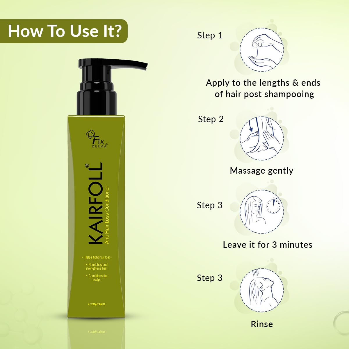 FIXDERMA KAIRFOLL ANTI HAIR LOSS CONDITIONER 200GM