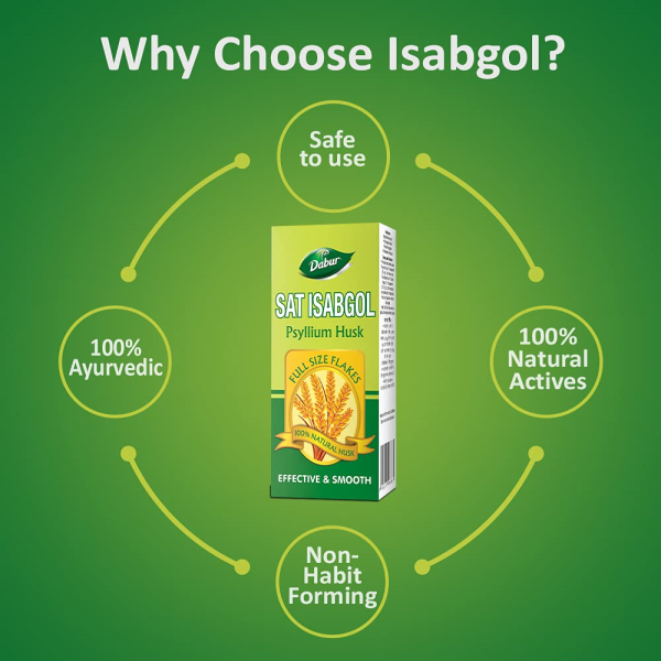 DABUR SAT ISABGOL 180GM