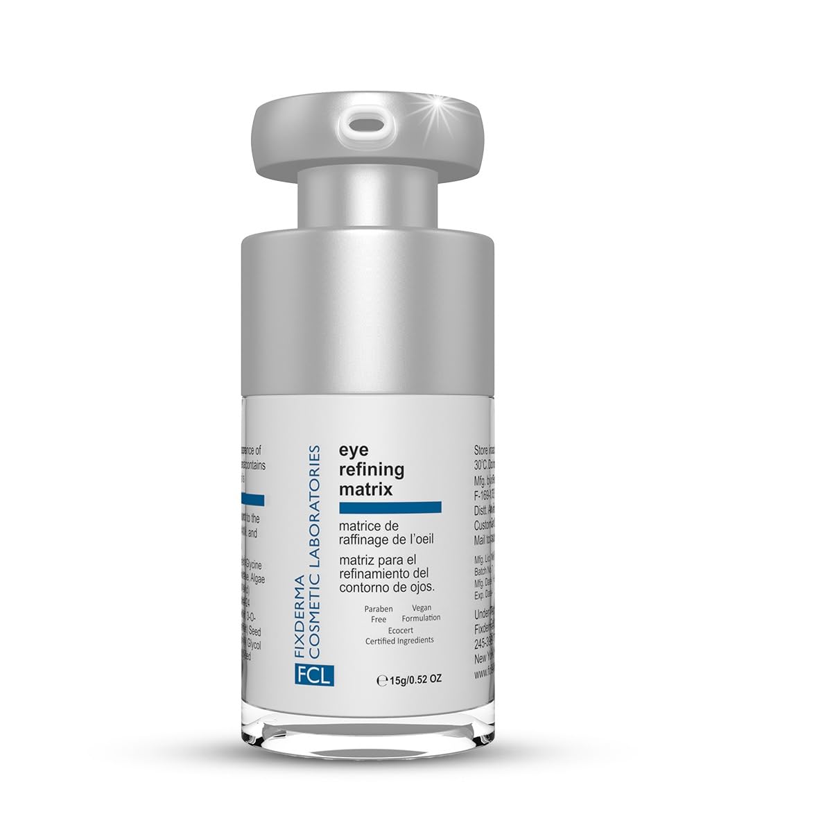 FIXDERMA FCL EYE REFINING MATRIX UNDER EYE CREAM FOR DARK CIRCLES, PUFFINESS & FINE LINES 15GM