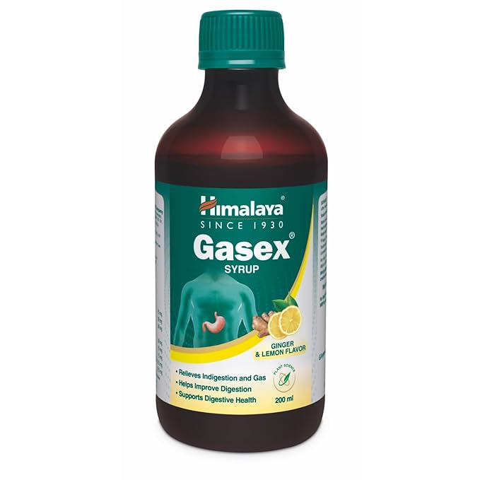 GASEX SYRUP GINGER LEMON FLAVOUR 200ML