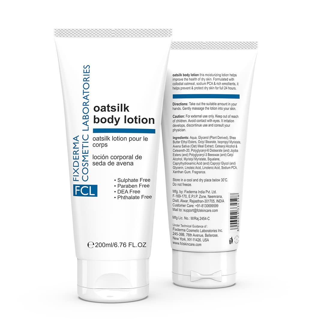 FIXDERMA FCL OATSILK BODY LOTION FOR DRY & ROUGH SKIN 200ML