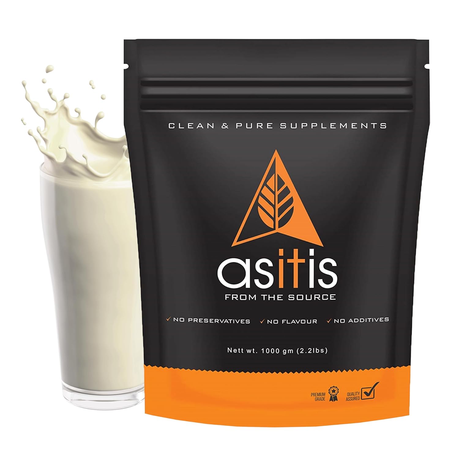 AS-IT-IS NUTRITION WHEY PROTEIN CONCENTRATE 80% -UNFLAVOURED 1KG
