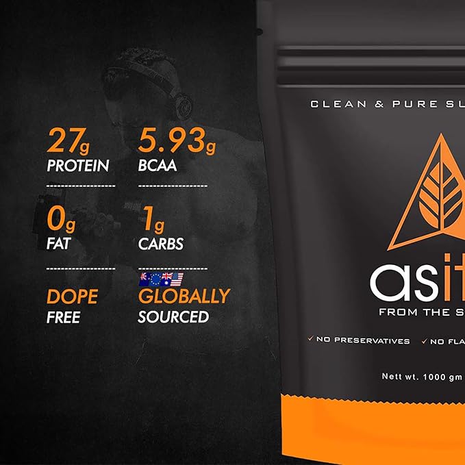 AS-IT-IS NUTRITION WHEY PROTEIN ISOLATE 90% PROTEIN 27G & BCAA 5.9G PER SERVING 1KG