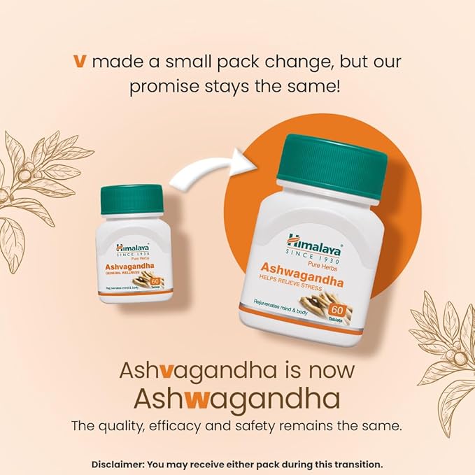 HIMALAYA ASHWAGANDHA TAB 1X60TAB