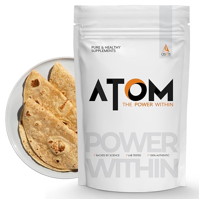 AS-IT-IS ATOM ROTI PROTEIN MAKE ROTI’S RICH | EASY TO USE | 25G PROTEIN PER SERVING 1KG