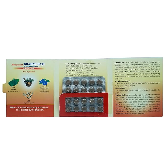 BAIDYANATH BRAHMI BATI 80TAB