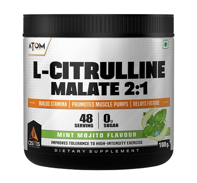 AS-IT-IS ATOM L CITRULLINE MALATE 2:1- 0 SUGAR 100GM