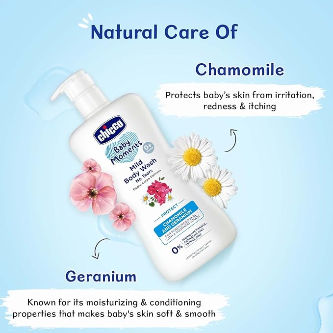 CHICCO MILD BODYWASH PROTECT NO TEARS 200ML