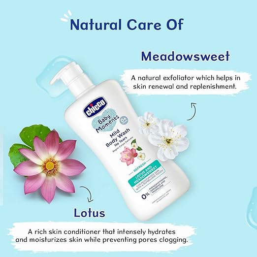 CHICCO MILD BODYWASH REFRESH NO TEARS 200ML