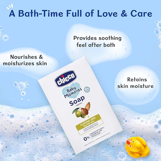 CHICCO BM SOAP 125GM (3+1) PACK