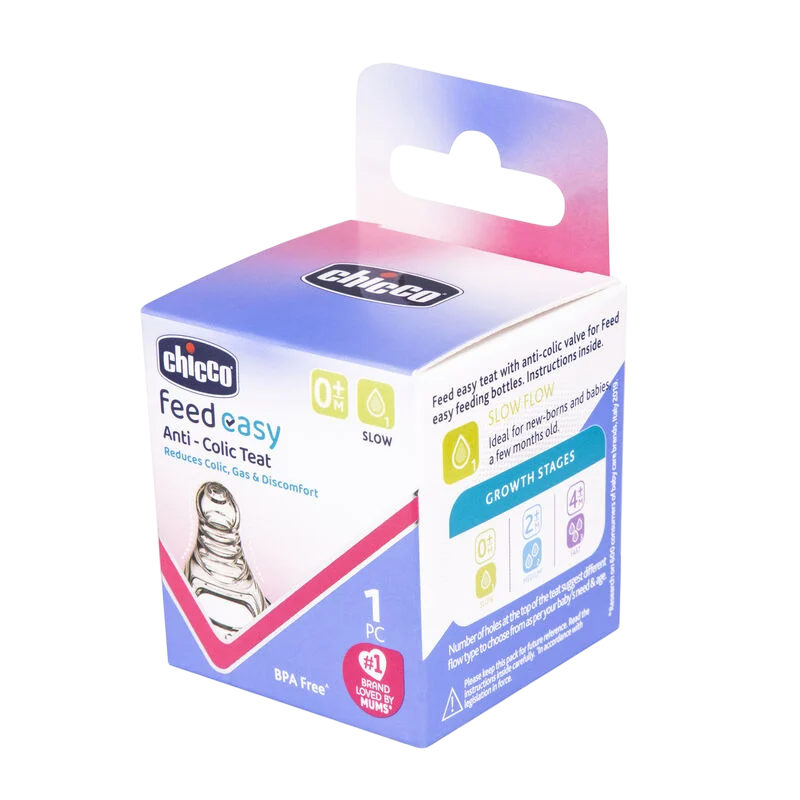 CHICCO FEED EASY SLOW FLOW 0M+ (1PCS)