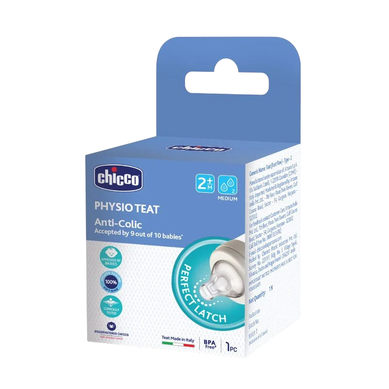 CHICCO TEAT PERFECT MEDIUM FLOW 2M+ (1PCS)
