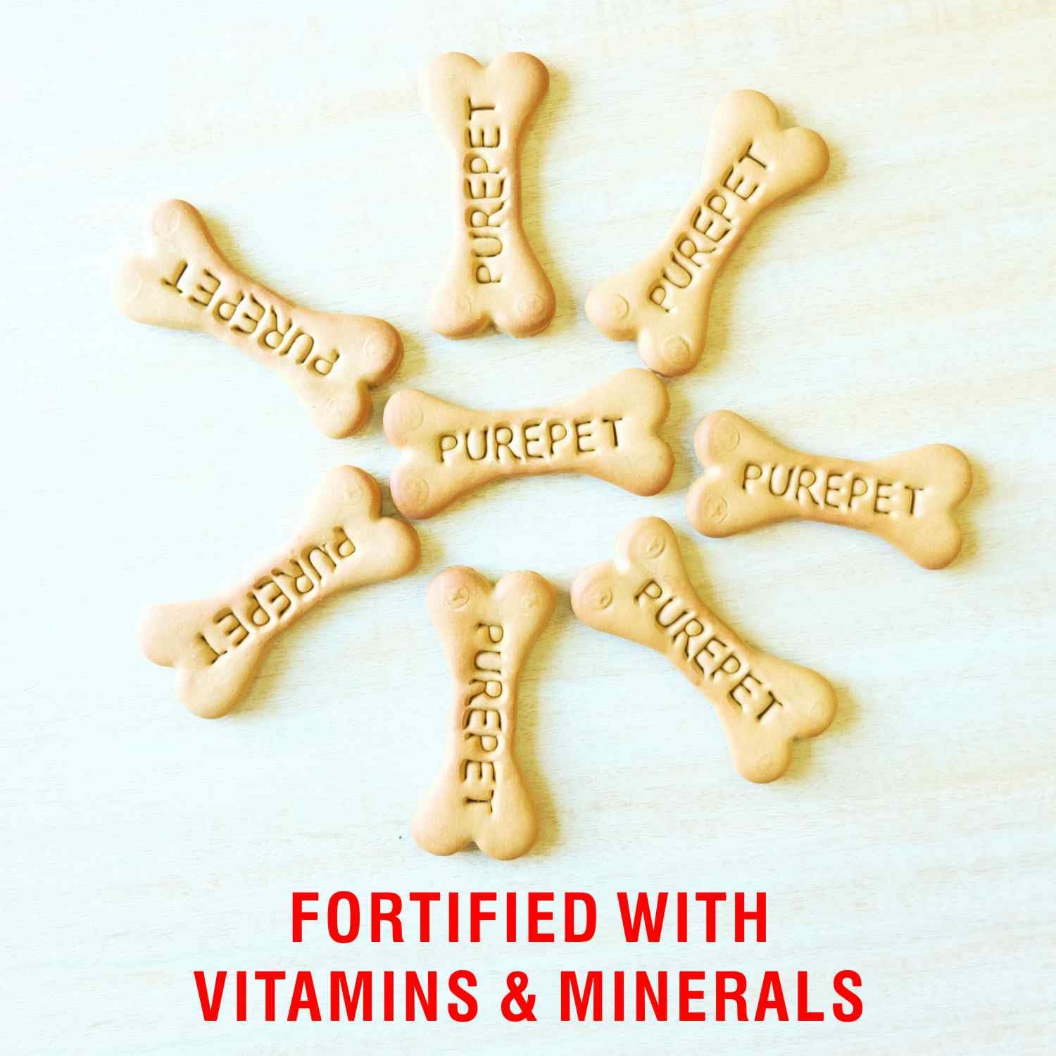 PUREPET DOG BISCUIT TREATS  MUTTON FLAVOUR FOR ALL LIFE STAGES 800GM
