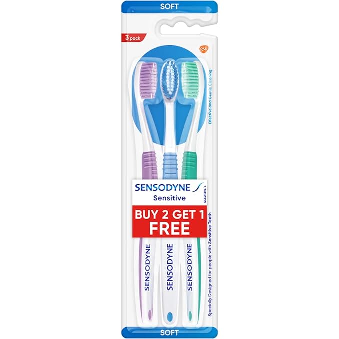 SENSODYNE SENSITIVE BRUSH (1X3PCS)