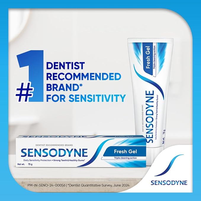 SENSODYNE FRESH GEL SENSITIVITY RELIEF TOOTHPASTE 75GM