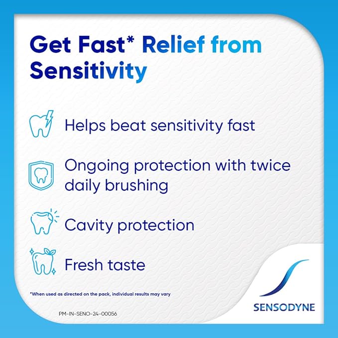 SENSODYNE FRESHNESS TOOTHPASTE - RAPID RELIEF 80GM