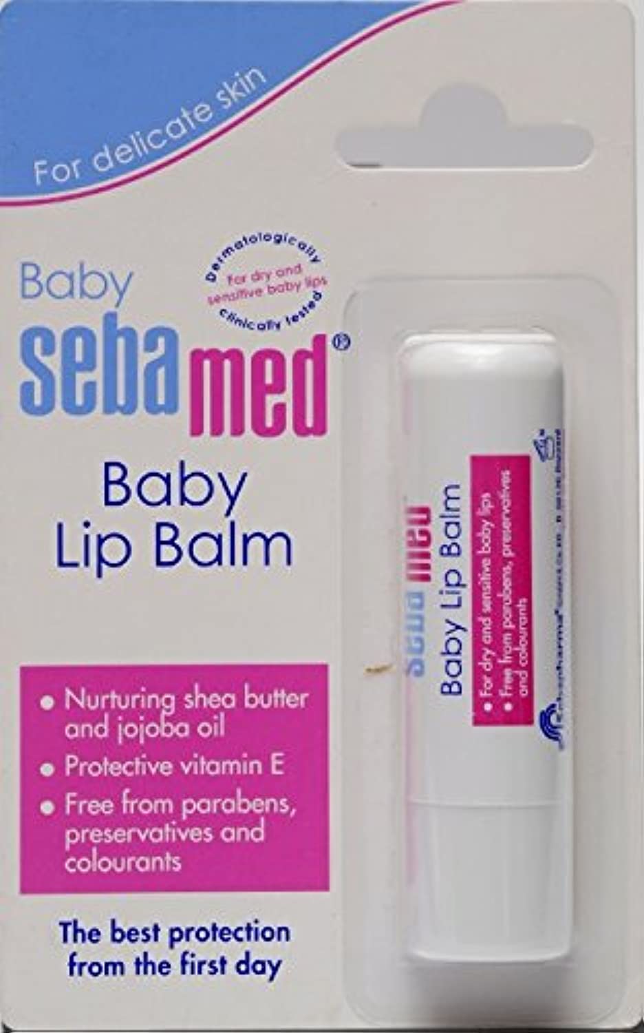 SEBAMED BABY LIP BALM|SOFT LIPS|WITH SHEA BUTTER, JOJOBA OIL & BEESWAX|4.8 GM