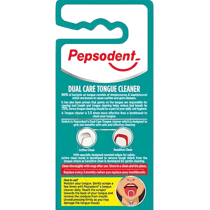 PEPSODENT D CARE TONGUE CLEANER