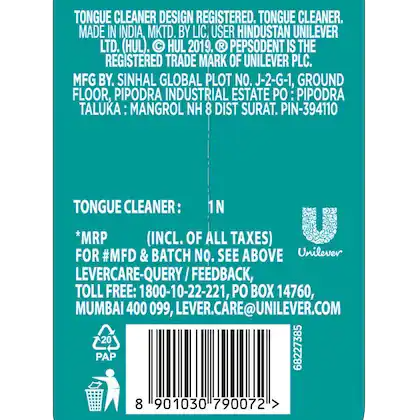 PEPSODENT D CARE TONGUE CLEANER