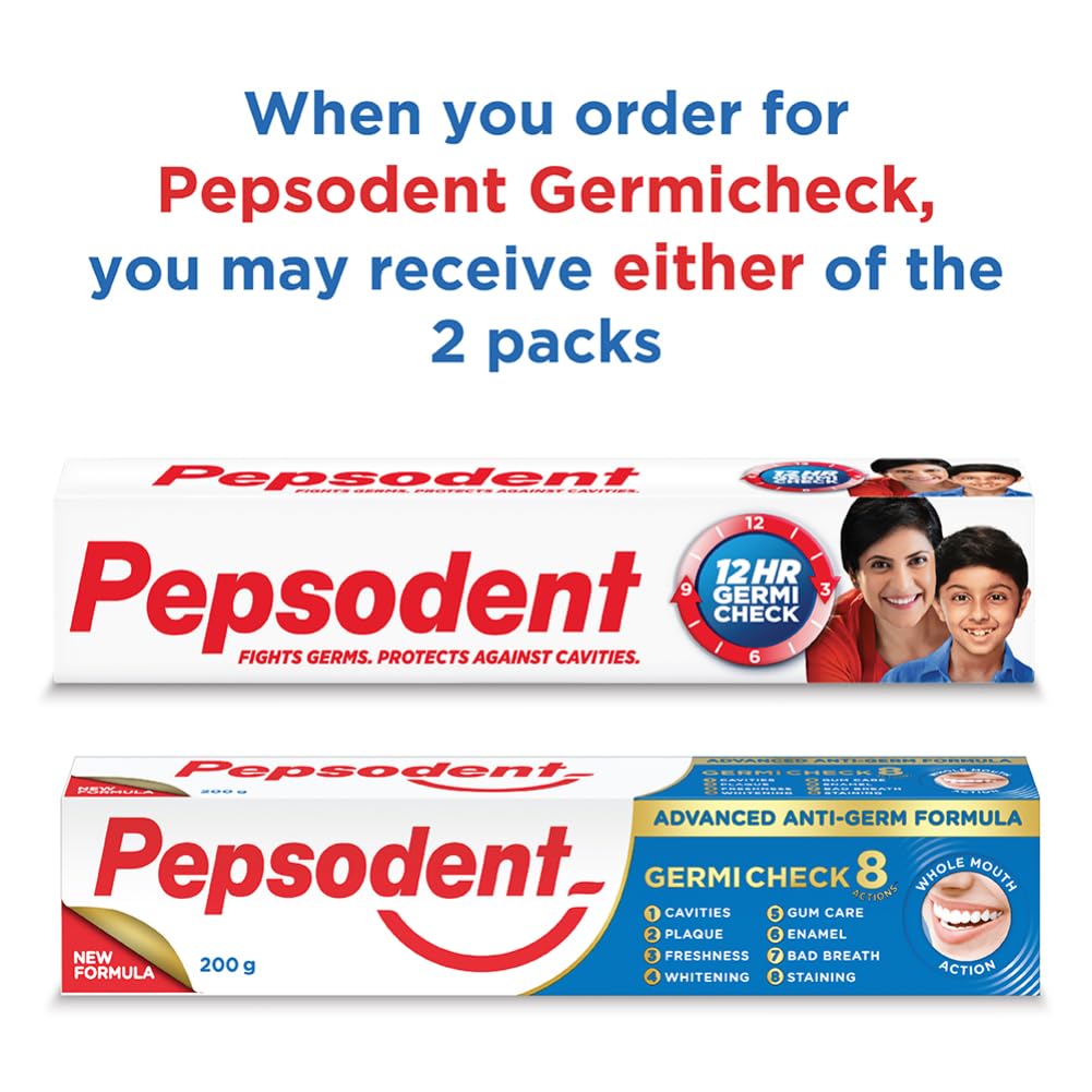 PEPSODENT GERMCHECK TOOTHPASTE 200G