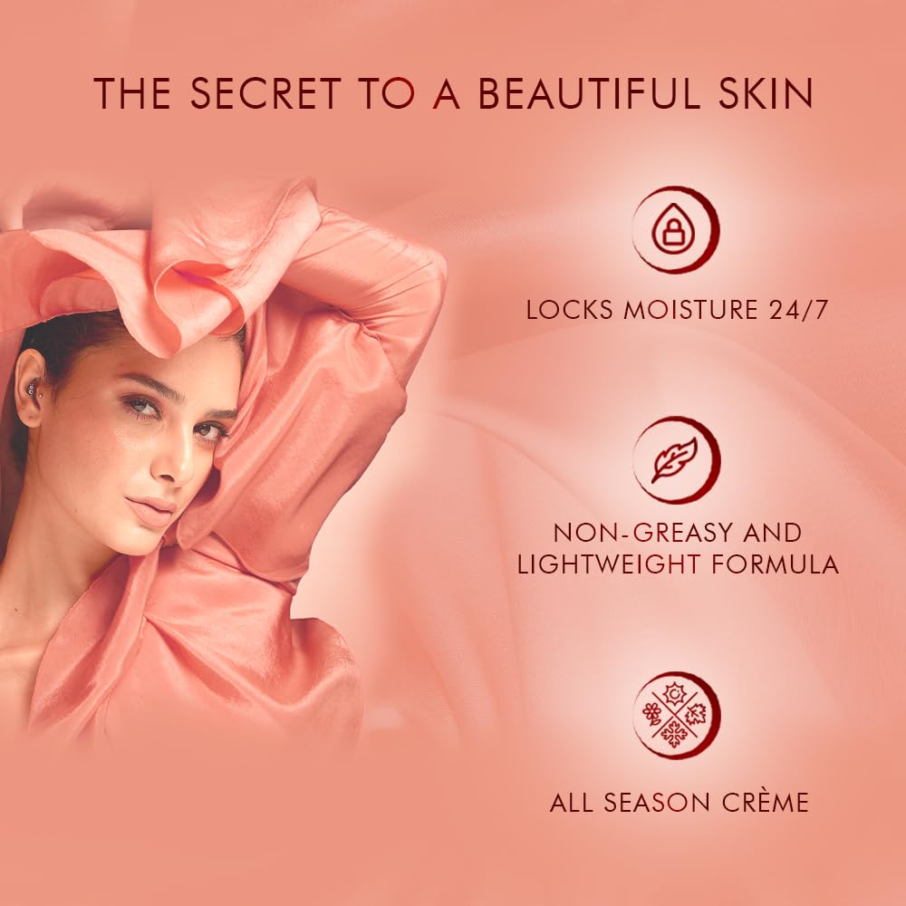 LAKME PEACH MILK SOFT CRÈME MOISTURIZER FOR FACE DAILY LIGHTWEIGHT WHIPPED CREAM 100GM