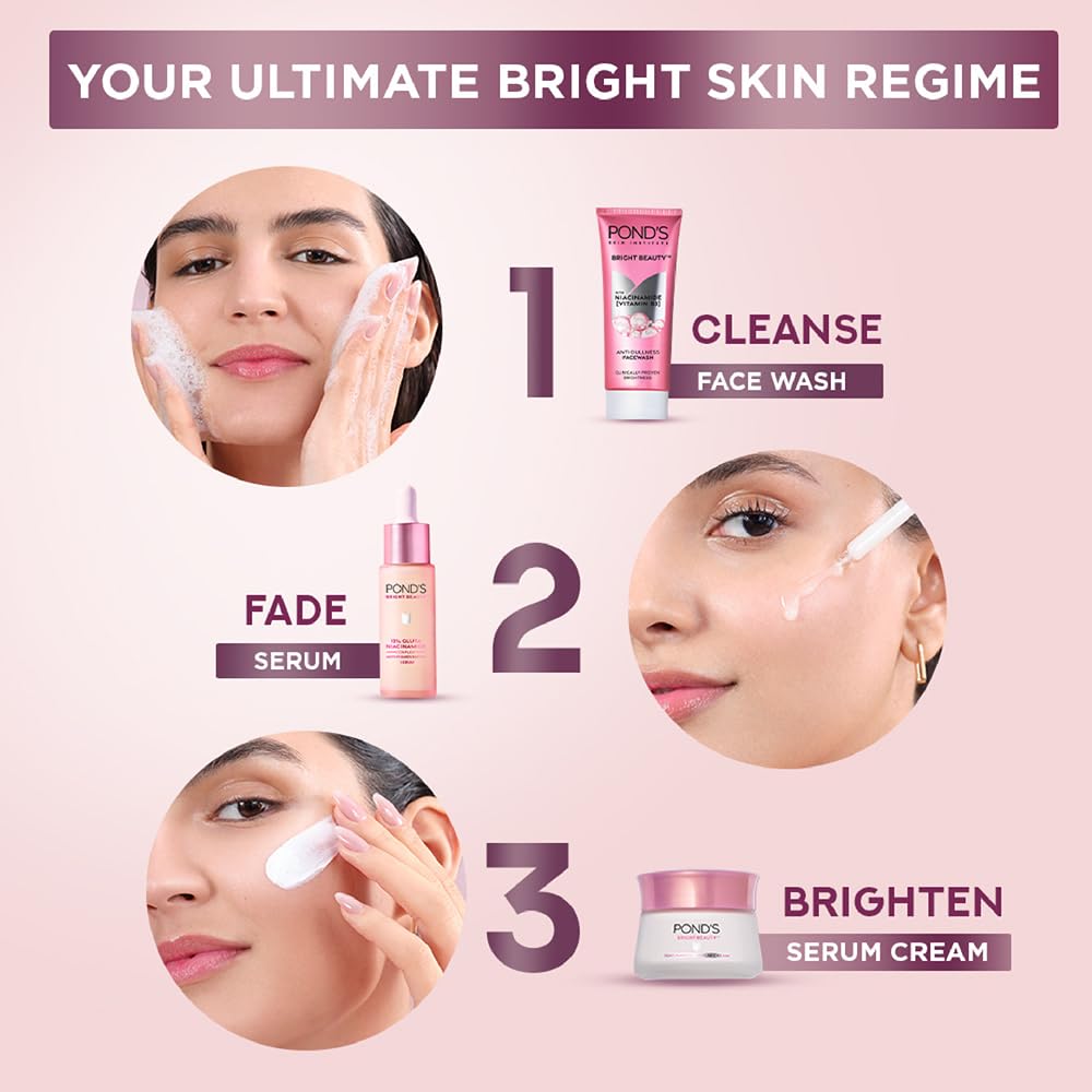 POND'S BRIGHT BEAUTY SPOT-LESS FAIRNESS & GERM REMOVAL FACEWASH 100GM