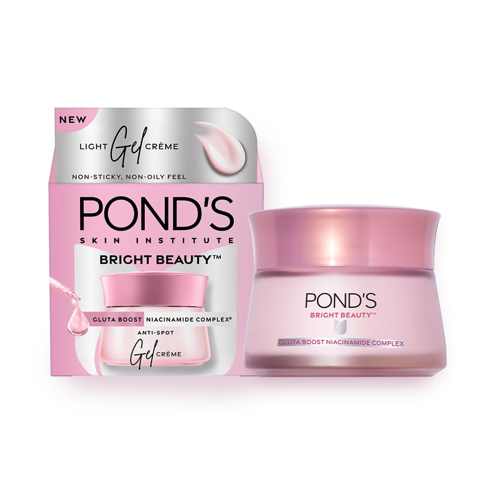 POND'S BRIGHT BEAUTY GEL CRÈME WITH GLUTABOOST NIACINAMIDE COMPLEX FOR FADING DARK SPOTS 50G