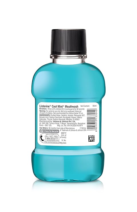 LISTERINE COOL MINT MOUTHWASH 80ML