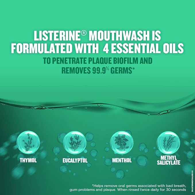 LISTERINE FRESH BRUST MOUTHWASH 500ML