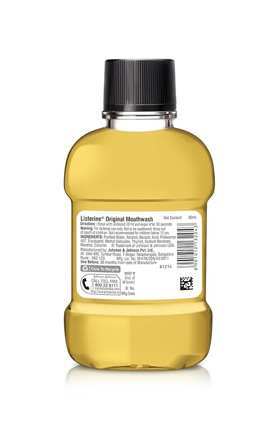 LISTERINE ORIGINAL MOUTHWASH 80ML