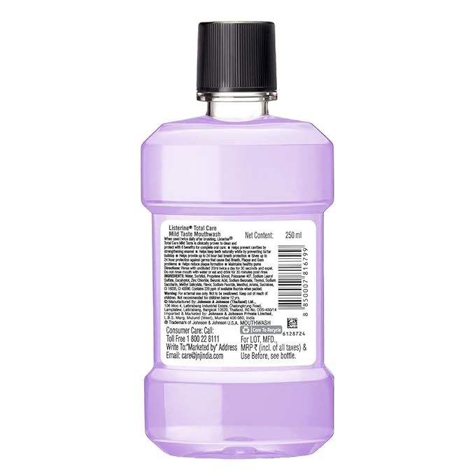 LISTERINE TOTAL CARE MOUTHWASH 250ML