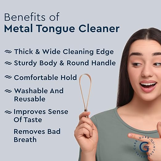 GUBB TONGUE CLEANER COPPER SINGLE HAND