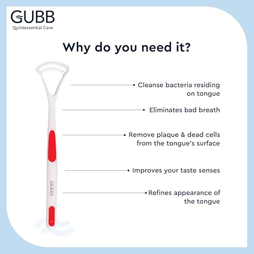GUBB TONGUE CLEANER PLASTIC