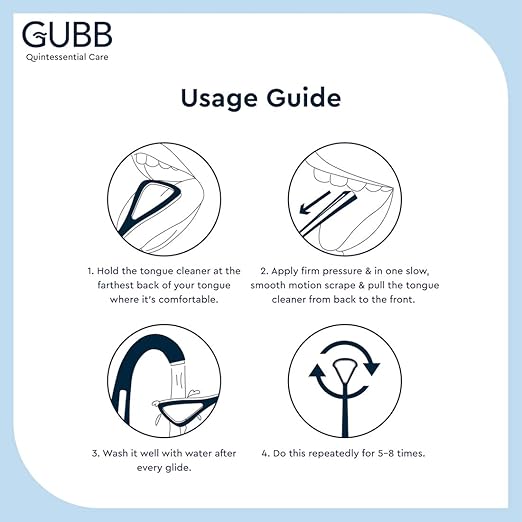 GUBB TONGUE CLEANER PLASTIC