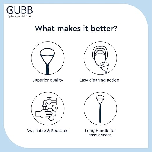 GUBB TONGUE CLEANER PLASTIC