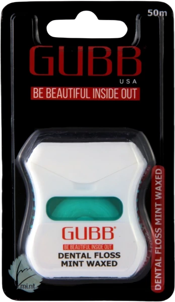 GUBB DENTAL FLOSS MINT WAXED 50M