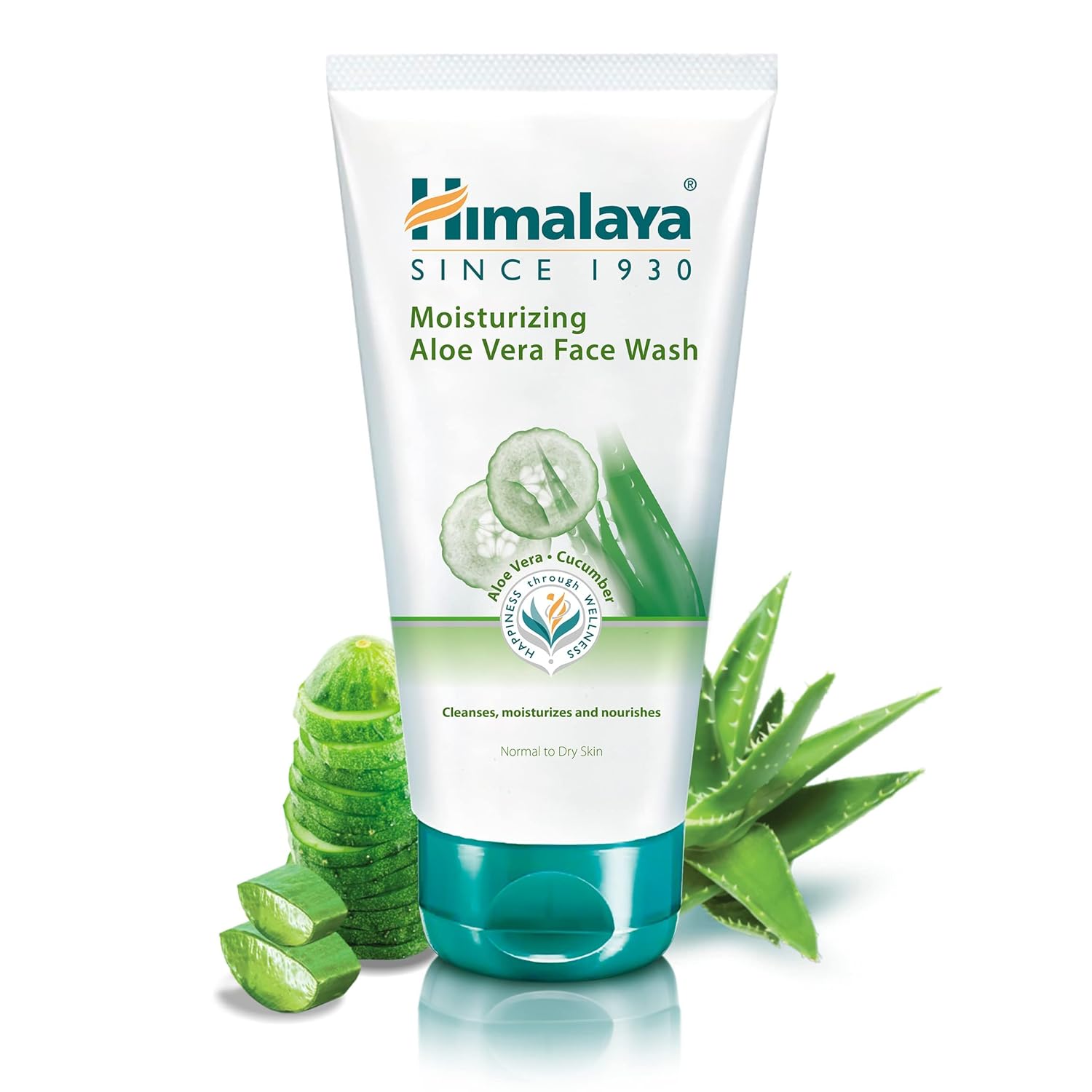 HIMALAYA HERBALS MOISTURIZING ALOE VERA FACE WASH,100ML