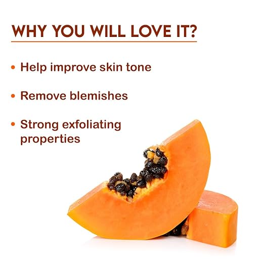JOVEES HERBAL PAPAYA FACE WASH FOR GLOWING AND CLEAR SKIN WITH PAPAYA & BILBERRY FRUIT EXT-120ML