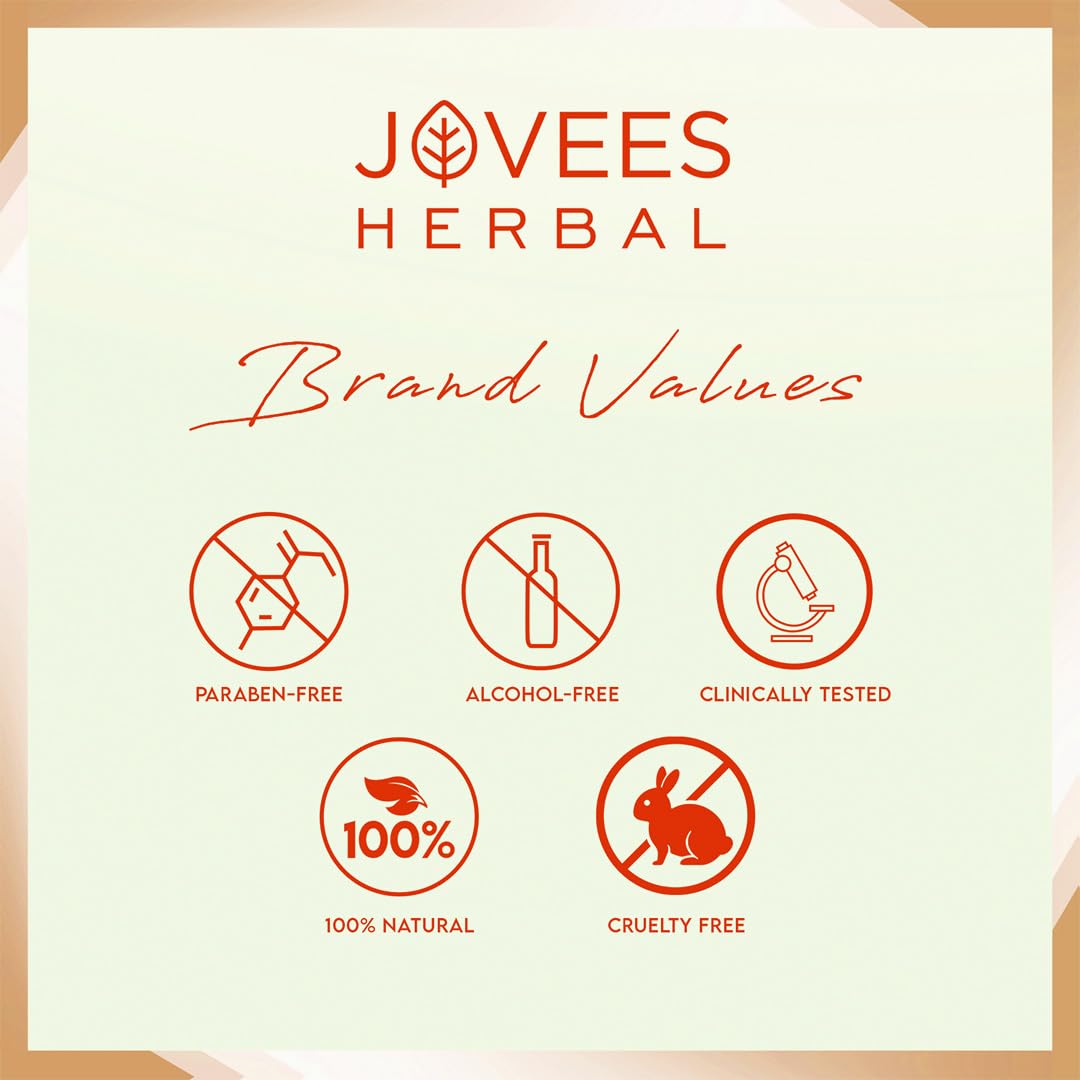JOVEES HERBAL PAPAYA FACE WASH FOR GLOWING AND CLEAR SKIN WITH PAPAYA & BILBERRY FRUIT EXT-120ML