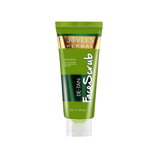 JOVEES HERBAL DE-TAN SCRUB WITH SPF FOR BRIGHTENING & REVITALIZING FACE SCRUB- 100g