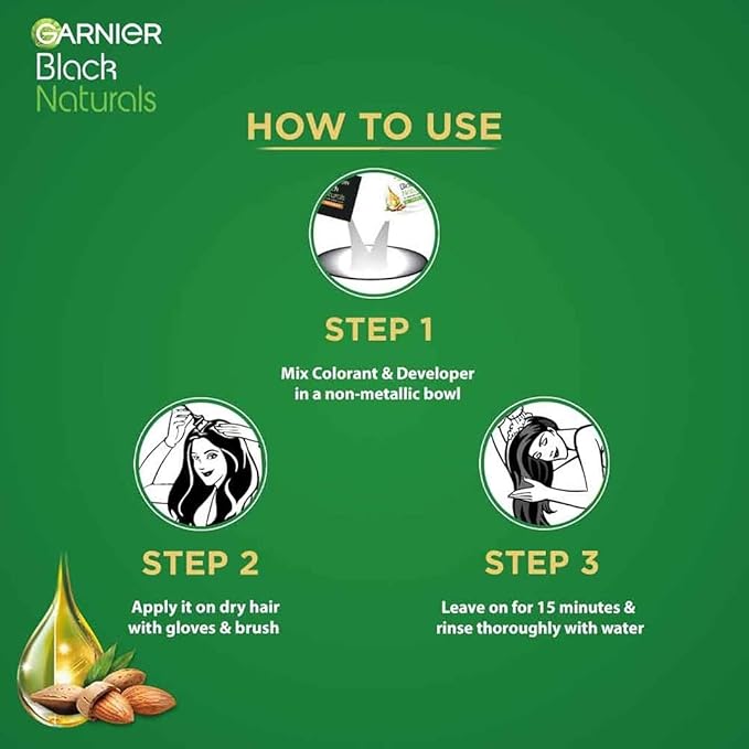 GARNIER BLACK NATURAL SHADE 4 NATURAL BROWN  40ML