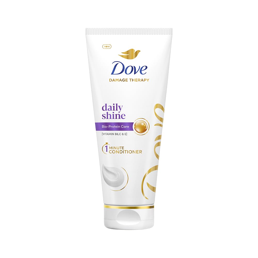 DOVE DAILY SHINE HAIR CONDITIONER WITH NUTRITIVE SERUM FOR SMOOTH & SHINY HAIR, 175 ML