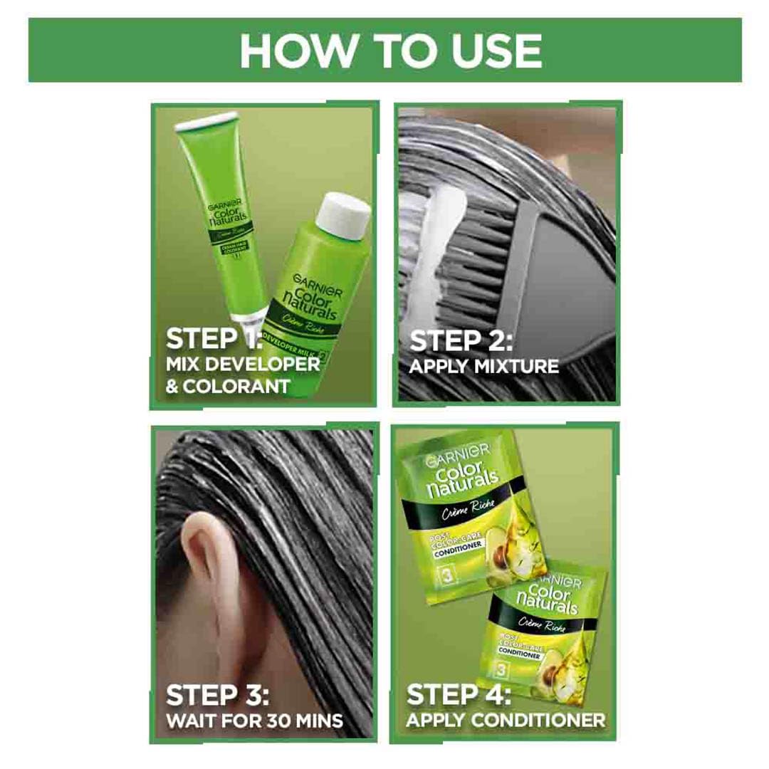GARNIER COLOUR NATURAL SHADE1 NATURAL BLACK 130ML